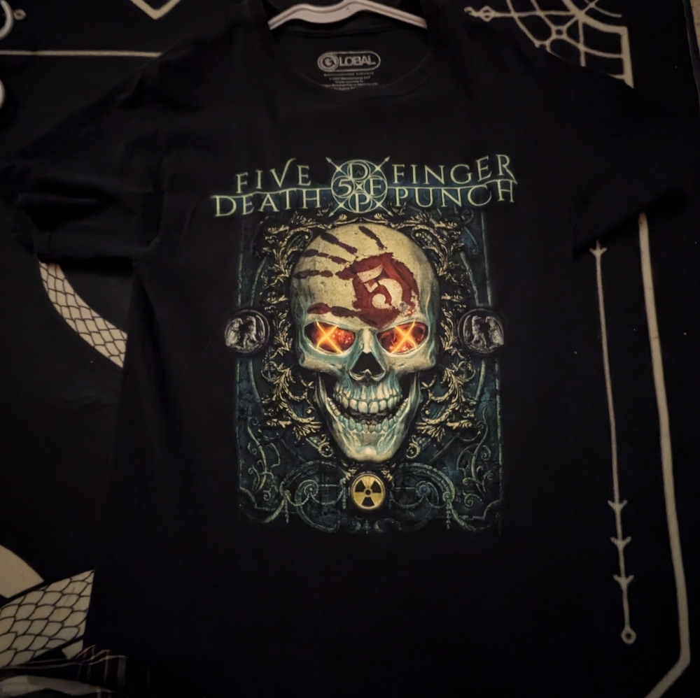 Five Finger Death Punch Black Graphic T-Shirt